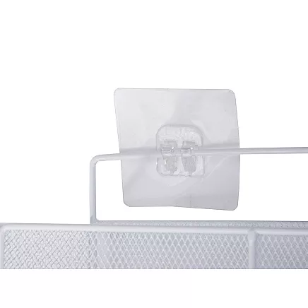 Piekaramais grozs metāla organizators piekaramais plaukts virtuve balts