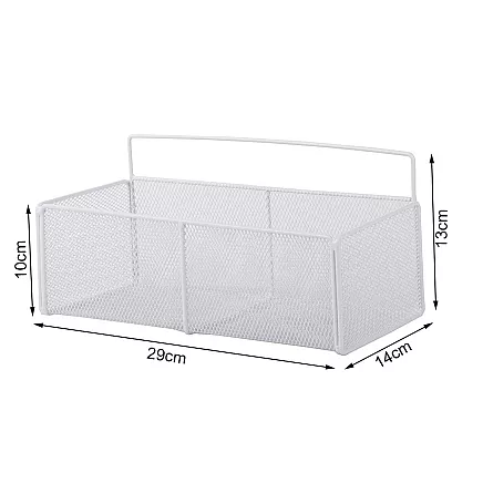 Piekaramais grozs metāla organizators piekaramais plaukts virtuve balts