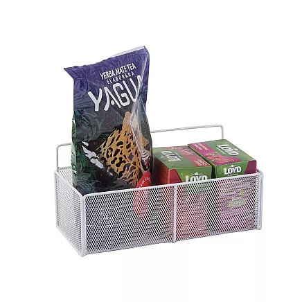 Piekaramais grozs metāla organizators piekaramais plaukts virtuve balts