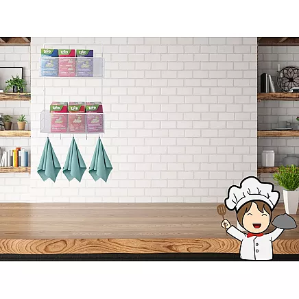 Metāla organizators piekaramais plaukts virtuves vannas istabas pakaramais