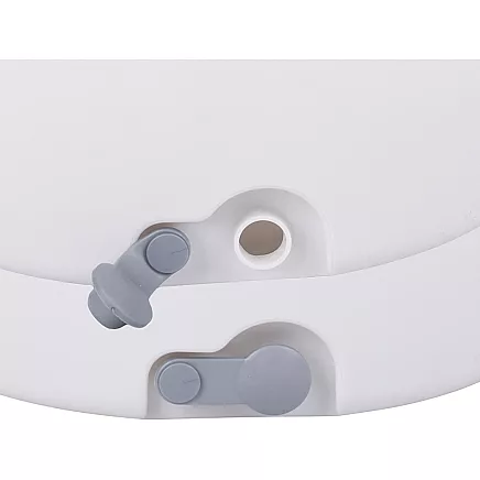 Rotary mop 360 spin bucket set 2x microfibre pads