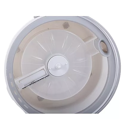 Rotary mop 360 spin bucket set 2x microfibre pads