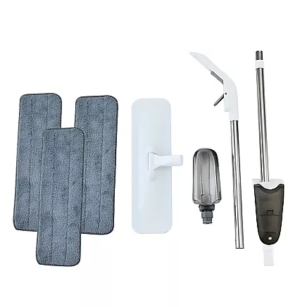 Flat mop with length sprayer 120cm 350ml +3 packs of microfibres