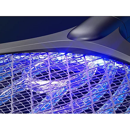 Electric fly swatter for mosquitoes moths insects with uv lamp with stand