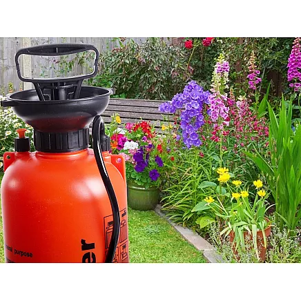 Pressure sprayer garden hand sprayer long lance 10l belt