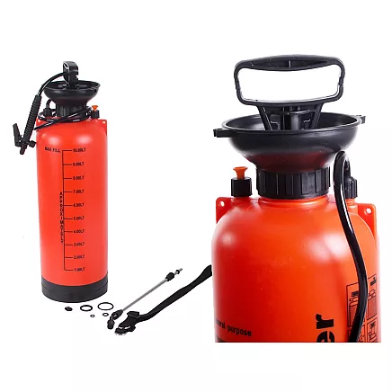 Pressure sprayer garden hand sprayer long lance 10l belt