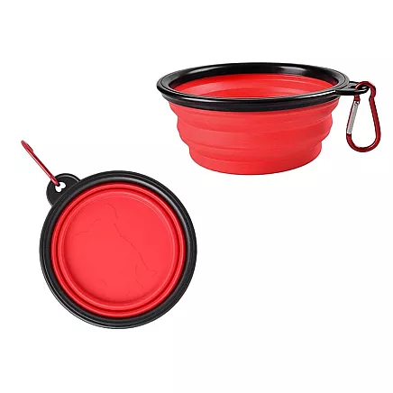 FOLDABLE DOG BOWL S RED (200) GAB_A