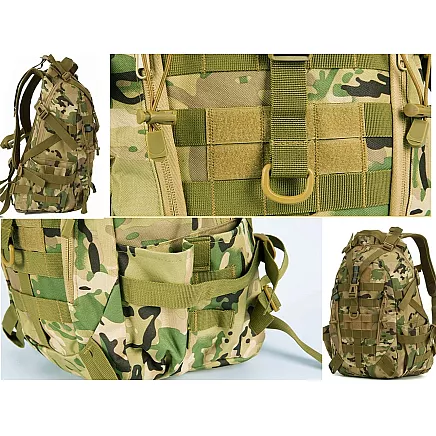 TACTICAL MILITARY BACKPACK MILITARY SURVIVAL HIKING TREKKING 30L