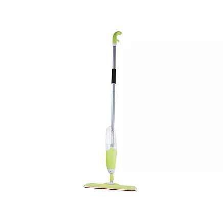 Flat mop with washer rotary solid spray