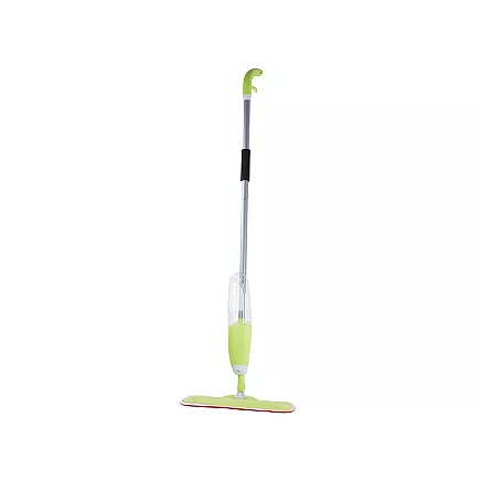 Flat mop with washer rotary solid spray
