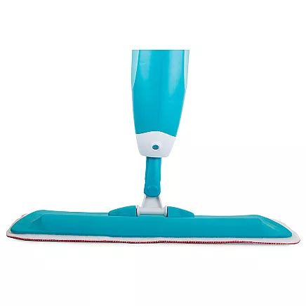 Flat mop with washer rotary solid spray