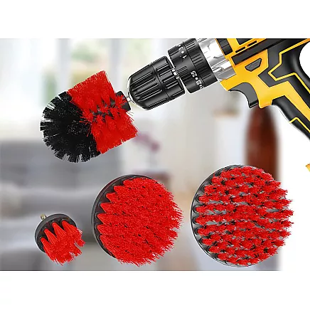 CAR DETAILING KIT BRUSHES PADS ORGANISER BAG