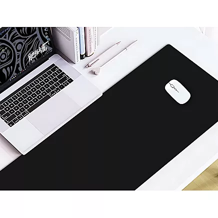 Gaming mouse and keyboard pad xl 80x30 cm anti-slip black