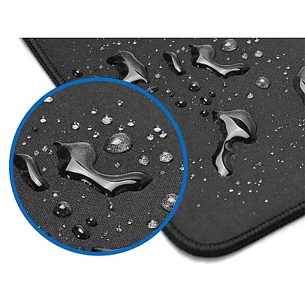 Gaming mouse and keyboard pad xl 80x30 cm anti-slip black