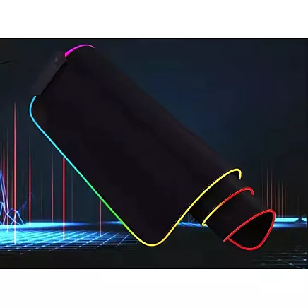 Gaming pad illuminated rgb xl 80x30 under mouse keyboard usb