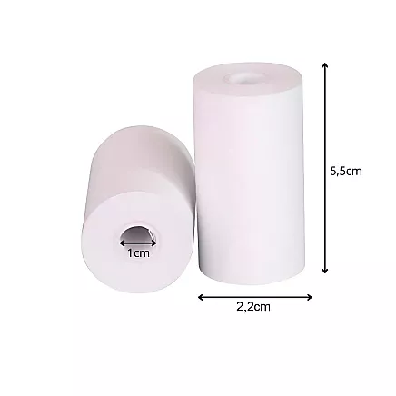 5pc thermal paper refill for mini thermal printer printś 55mm 5 rolls
