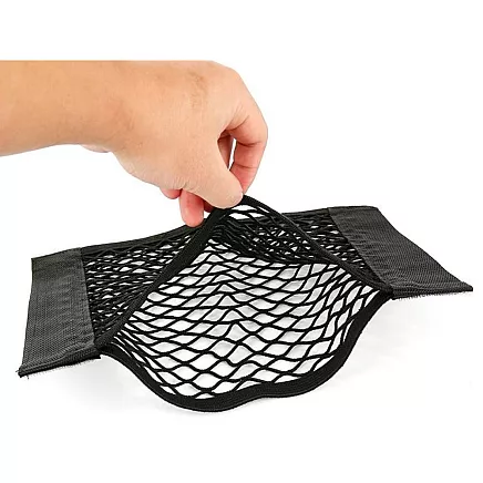 Car boot net sturdy with velcro to car seat sturdy pocket 50x25cm