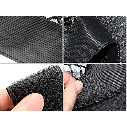 Car boot net sturdy with velcro to car seat sturdy pocket 50x25cm
