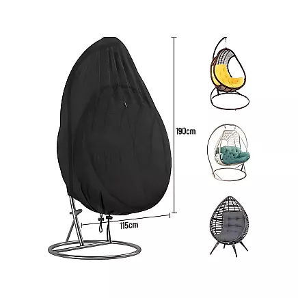 Cocoon hanging chair cover garden swing waterproof cover case