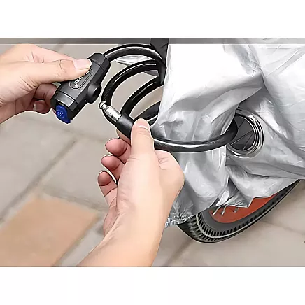 Verk Group velosipēdu pārsegs 200x110 cm sudraba