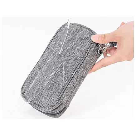 Travel organiser for suitcase bag pouch cable case