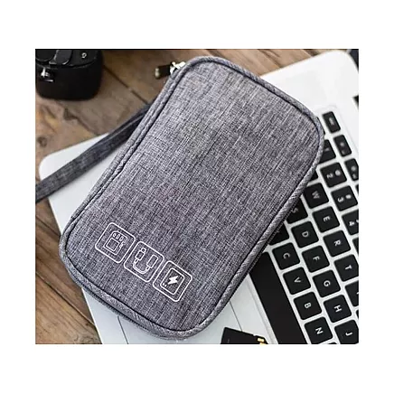 Travel organiser for suitcase bag pouch cable case