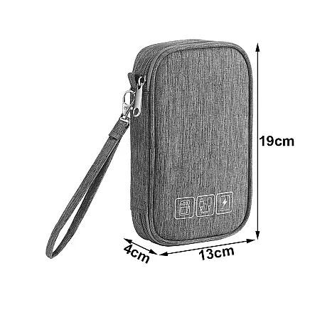 Travel organiser for suitcase bag pouch cable case