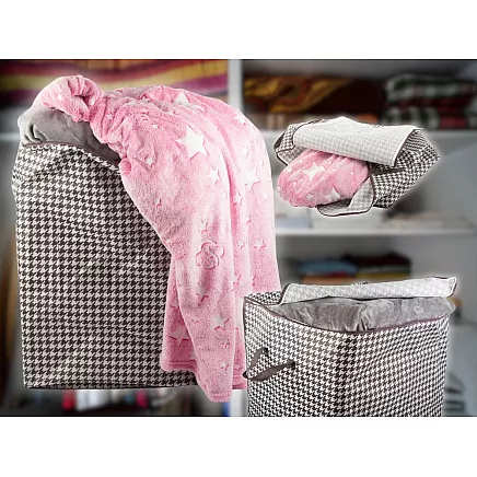 Wardrobe container fabric organiser linen clothes folding 100l