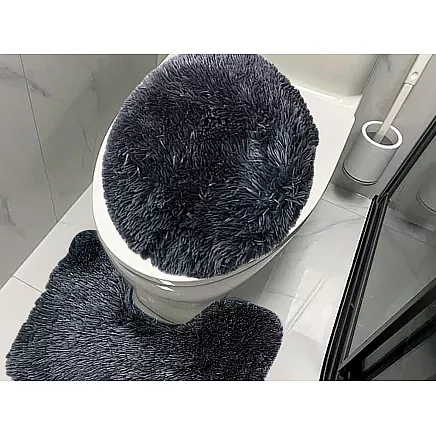 Bathroom mats set of 3 parts 3in1 anti-slip fast drying