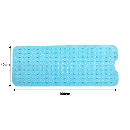 Anti-slip bath mat shower mat large 100x40 mat rubber