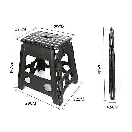 Folding tablet large stool holding stool durable folding stool 39cm