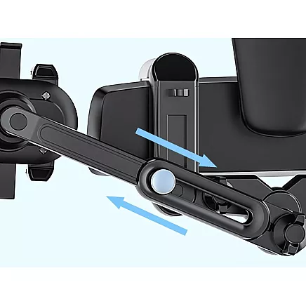Car holder for the rear view mirror rotatable phone holder