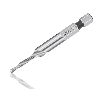 M3-10m hex tapping drill bits hss tapping set 6 pcs