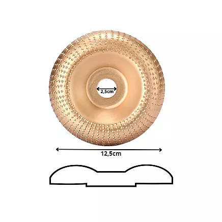 Wood sanding disc carving angle planer gold