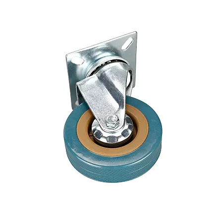 Furniture collection collar 3 inches rubber-coated metal for furniture cart quiet 75mm