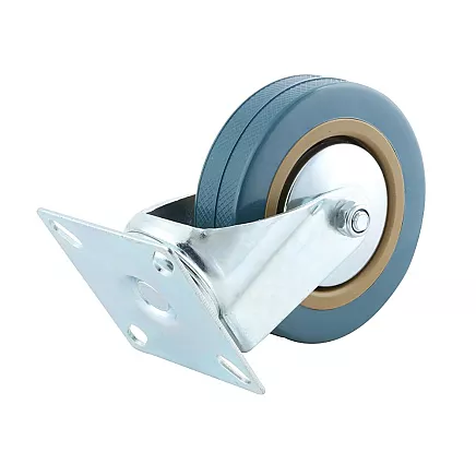 Furniture collection collar 3 inches rubber-coated metal for furniture cart quiet 75mm