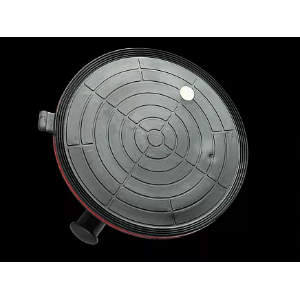 Vakuuma piesūceknis ar sūkni un manometru flīzēm un stiklam, 200 kg, melns