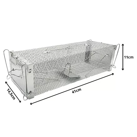 Humane rat trap large metal cage xxl