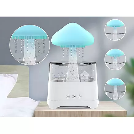 Humidifier air diffuser aromatherapy led light rgb remote control usb