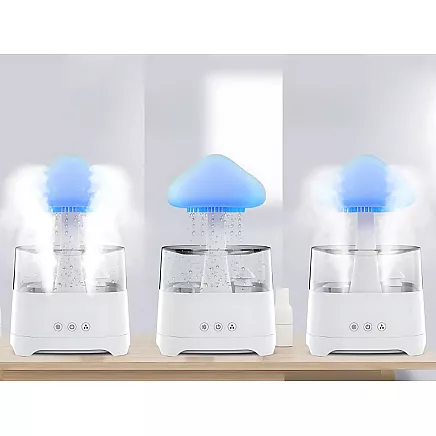 Humidifier air diffuser aromatherapy led light rgb remote control usb