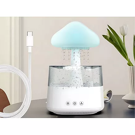 Humidifier air diffuser aromatherapy led light rgb remote control usb