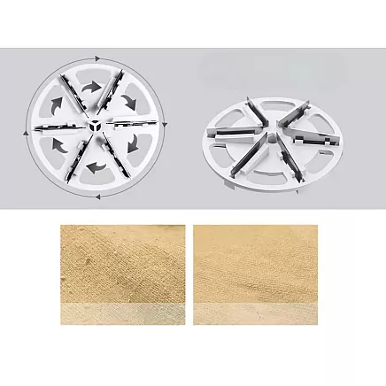 Electric shaver for wrinkles jumpers fabrics upholstery large lcd