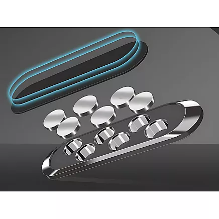 Magnetic car phone holder self-adhesive strong 2x magnet strap