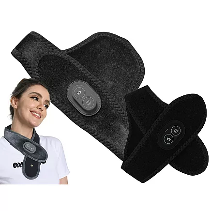 Neck pain relief neck massager warming massage headband usb lightweight