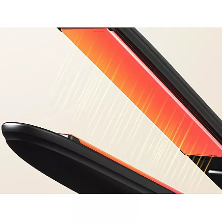 Ceramic hair straightener with adjustable 2in1 curls and straightens hair 140-220°c