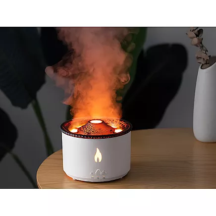 Air humidifier led diffuser rgb volcano fragrance mist fire explosion