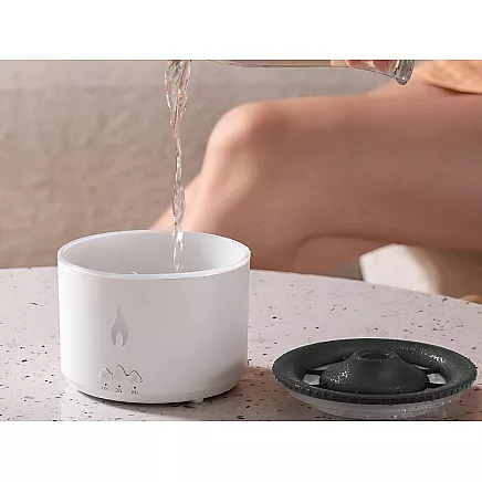 Air humidifier led diffuser rgb volcano fragrance mist fire explosion