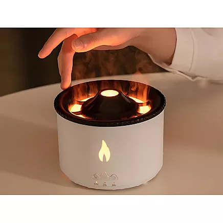 Air humidifier led diffuser rgb volcano fragrance mist fire explosion
