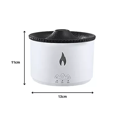 Air humidifier led diffuser rgb volcano fragrance mist fire explosion