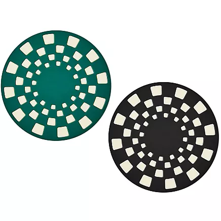 2pcs pots and pans silicone stovetop saucer tray